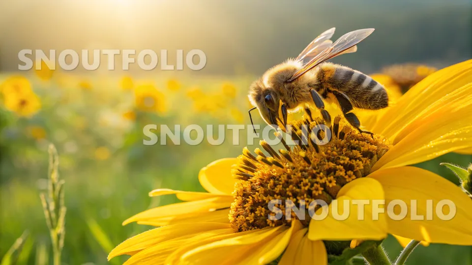 Serene Whimsy of the Apis mellifera