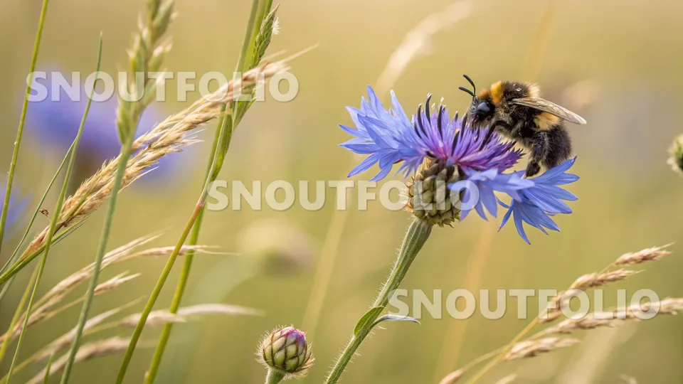 Graceful Sight of the Bombus terrestris