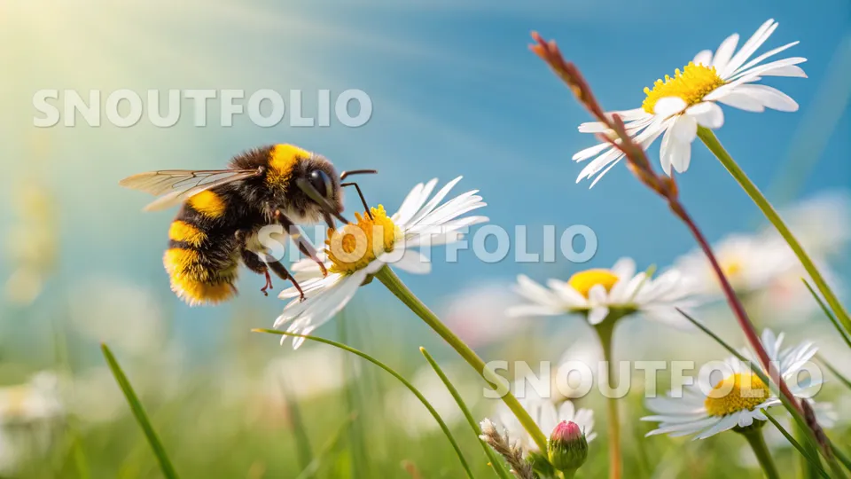 Serene Journey of the Bombus lapidarius