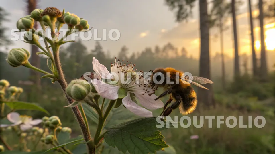 Golden Spark of the Bombus hypnorum
