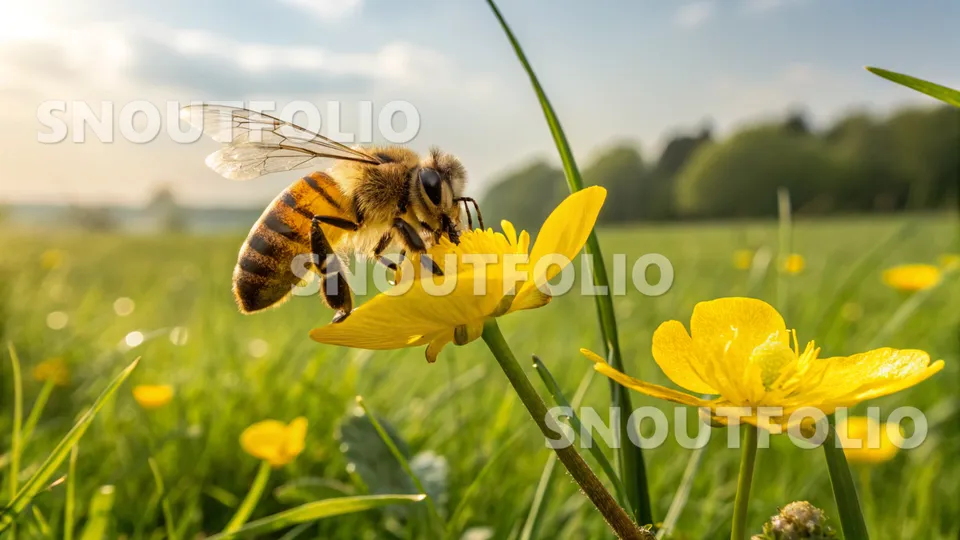 Quiet Stride of the Apis mellifera