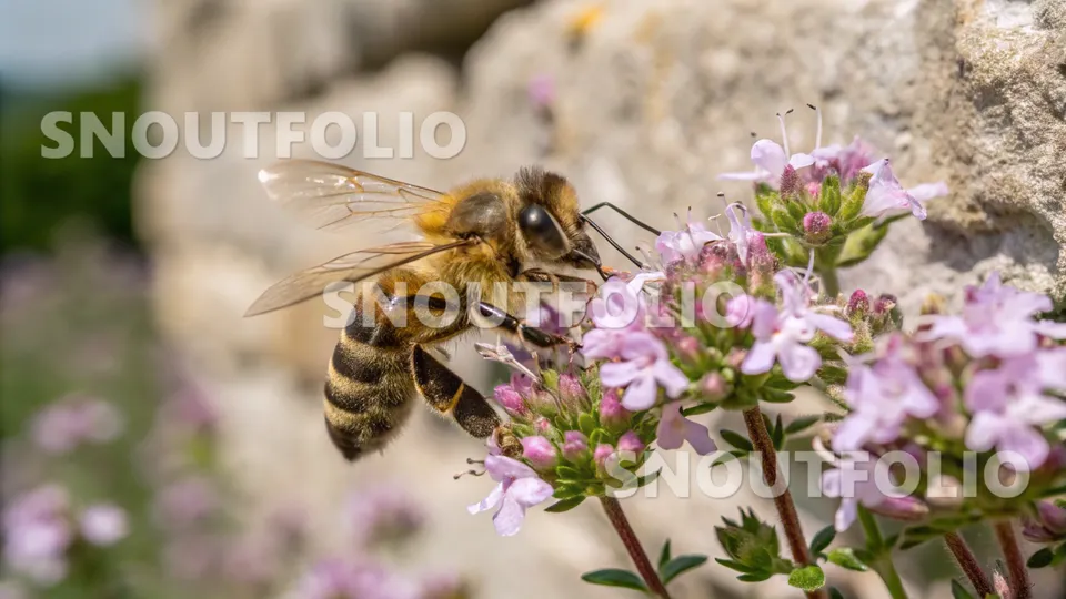 Lively Flare of the Apis mellifera