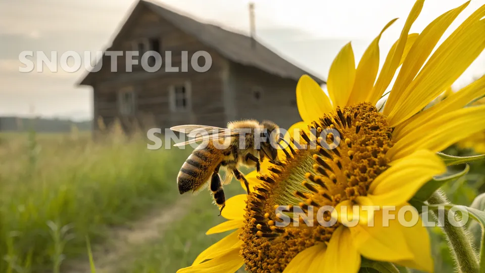 Cheerful Charm of the Apis mellifera