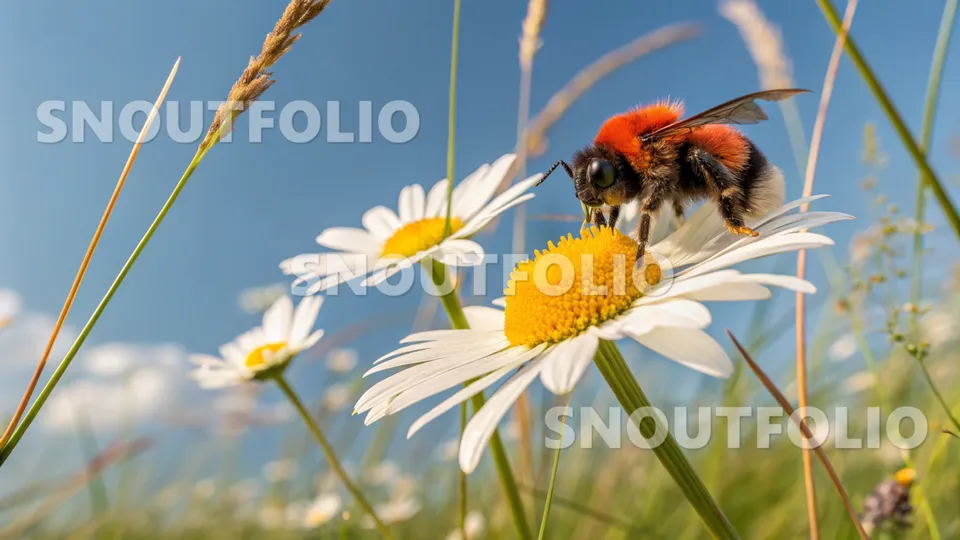 Playful Stride of the Bombus lapidarius