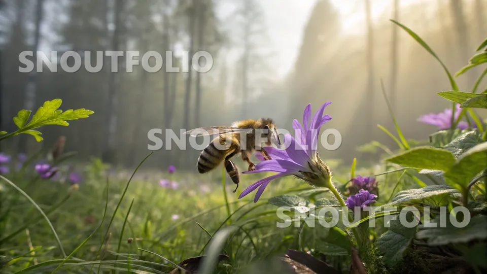 Graceful Presence of the Apis mellifera