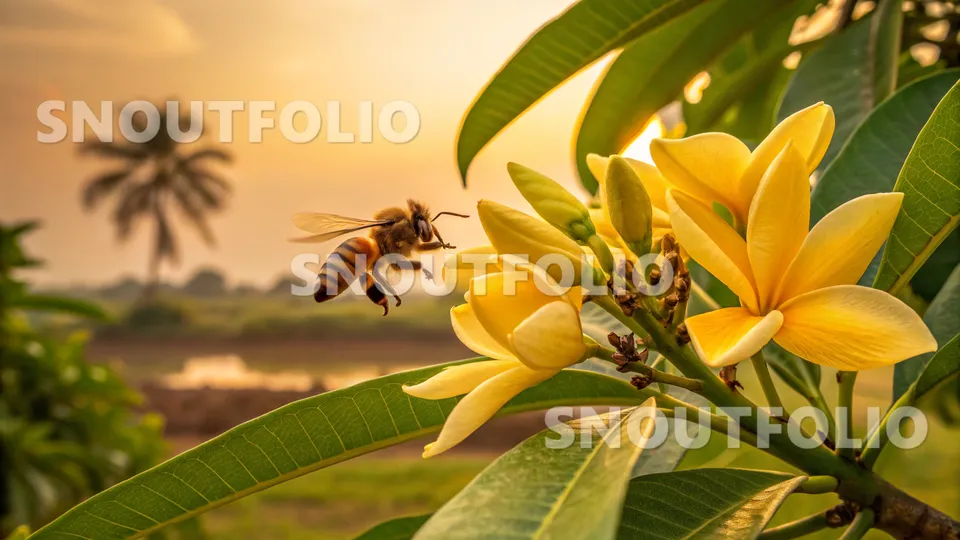 Vivid Glimpse of the Apis florea