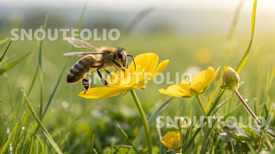 Charming Wanderer of the Apis mellifera