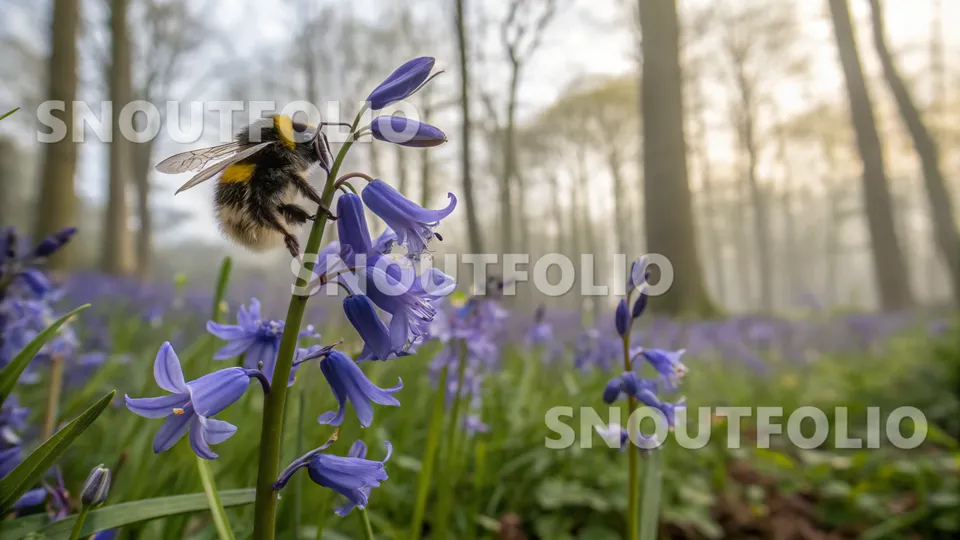 Cheerful Spirit of the Bombus terrestris