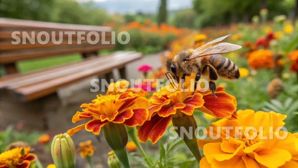 Playful Flare of the Apis mellifera