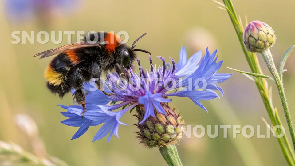 Serene Sight of the Bombus lapidarius