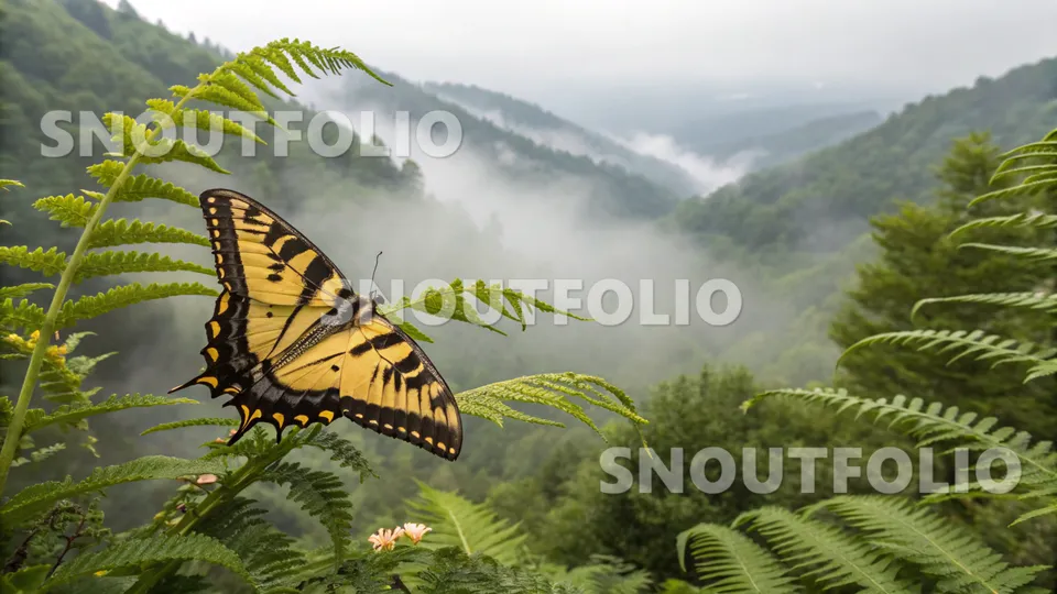 Bright Companion of the Tiger Swallowtail