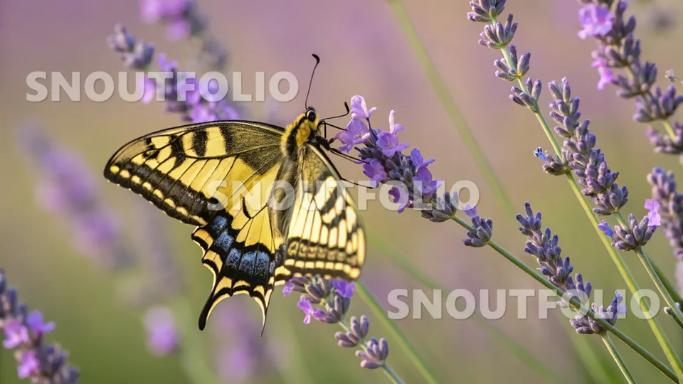 Golden Whisper of the Painted Lady