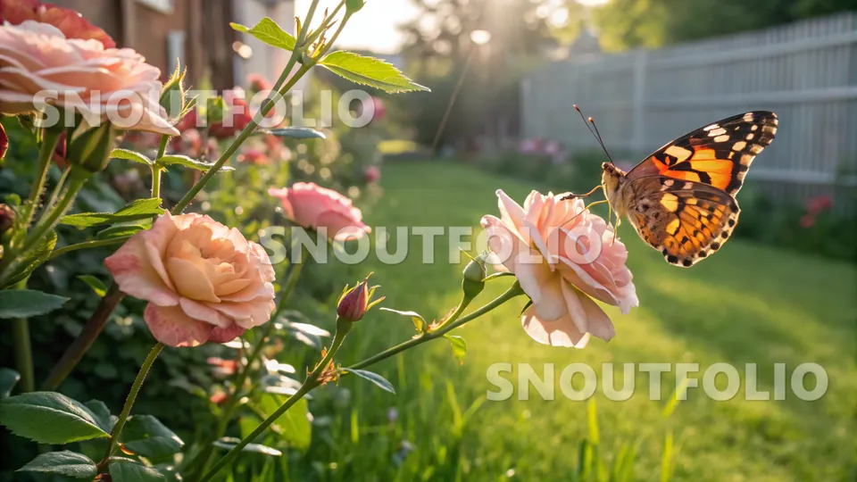 Silent Whimsy of the Painted Lady