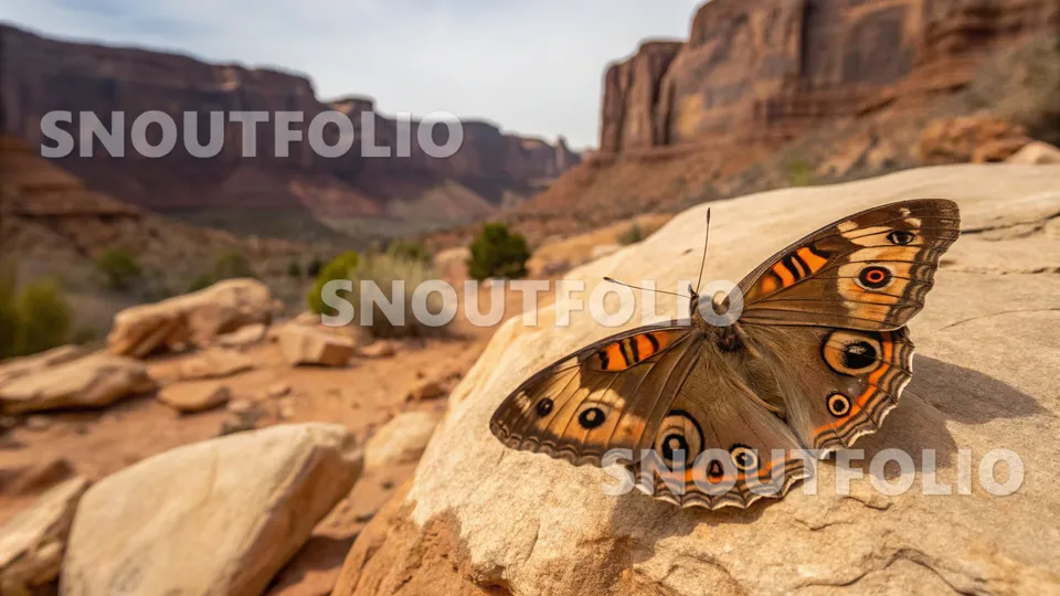 Lively Aura of the Common Buckeye