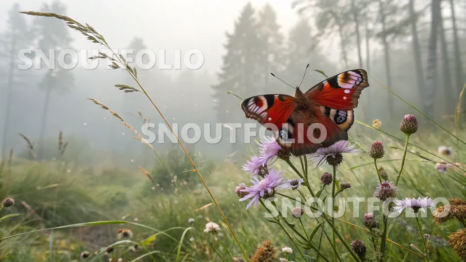 Wild Echo of the Peacock Butterfly