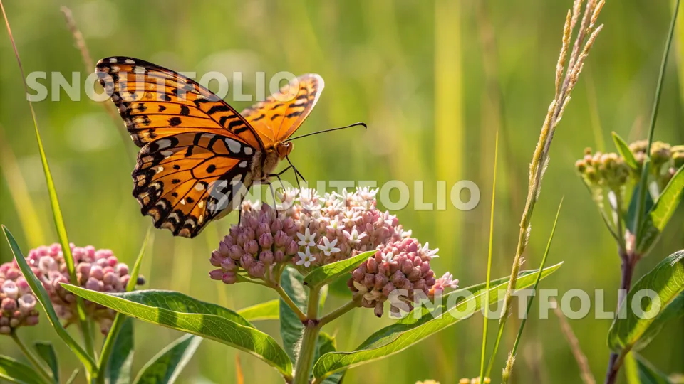 Mighty Gaze of the Great Spangled Fritillary