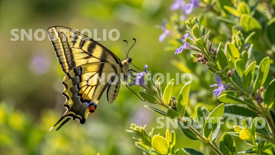 Calm Spark of the Scarce Swallowtail