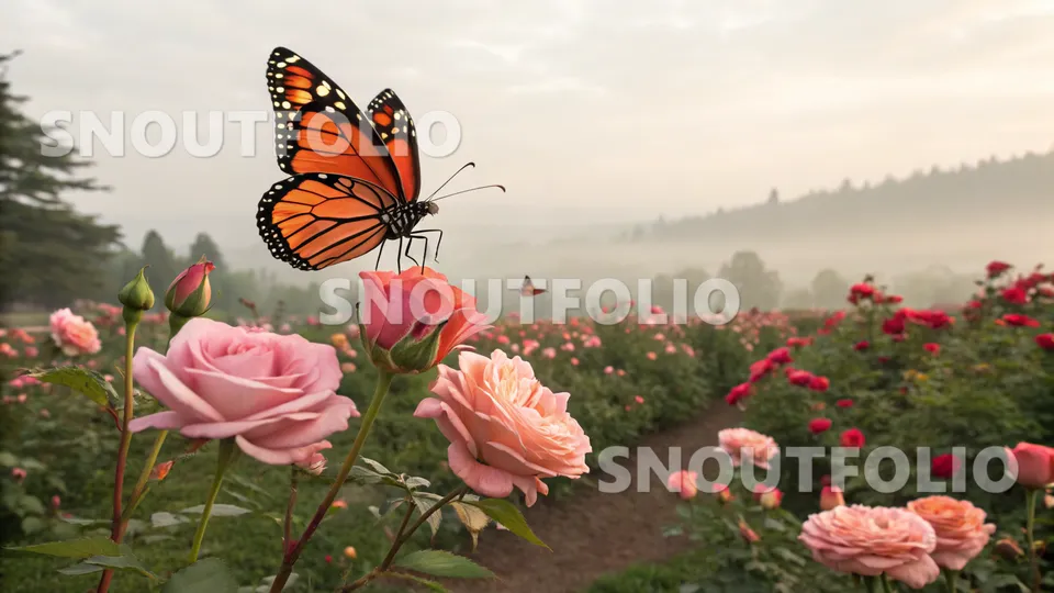 Serene Soul of the Painted Lady