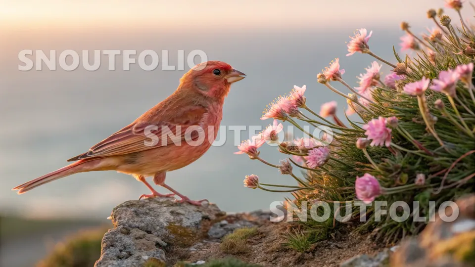Loyal Whimsy of the Coral Glow Canary
