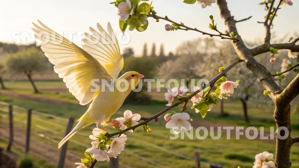 Majestic Spark of the Yellow Pastel Canary