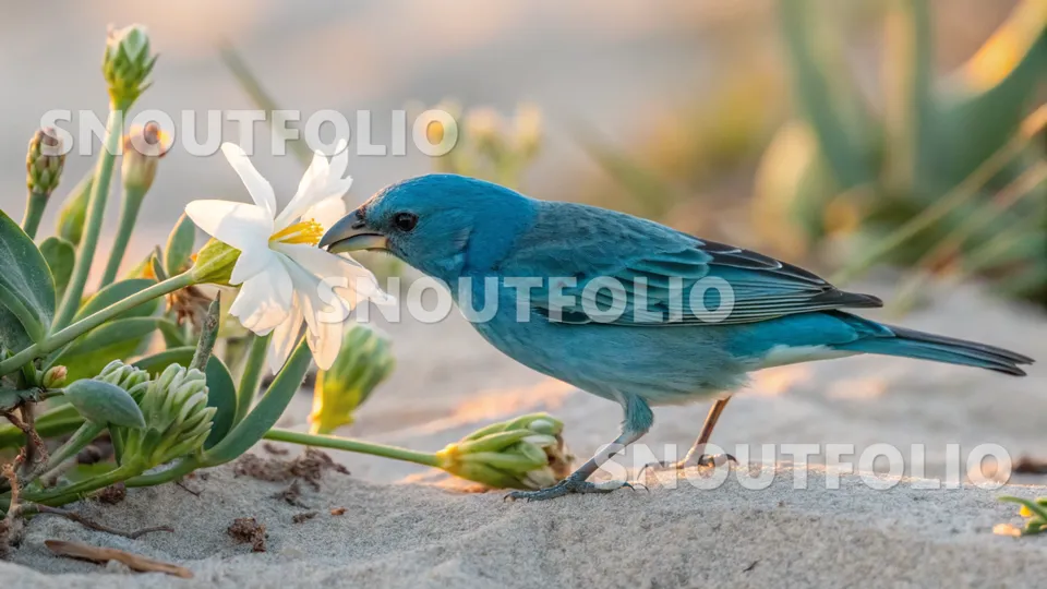 Curious Memory of the Azure Glow Canary
