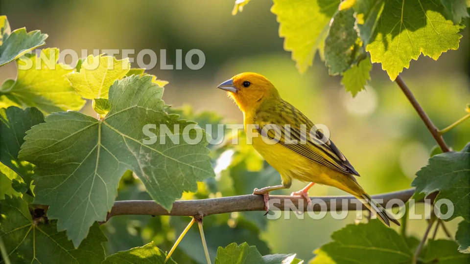Quiet Spark of the Yellow Star Canary