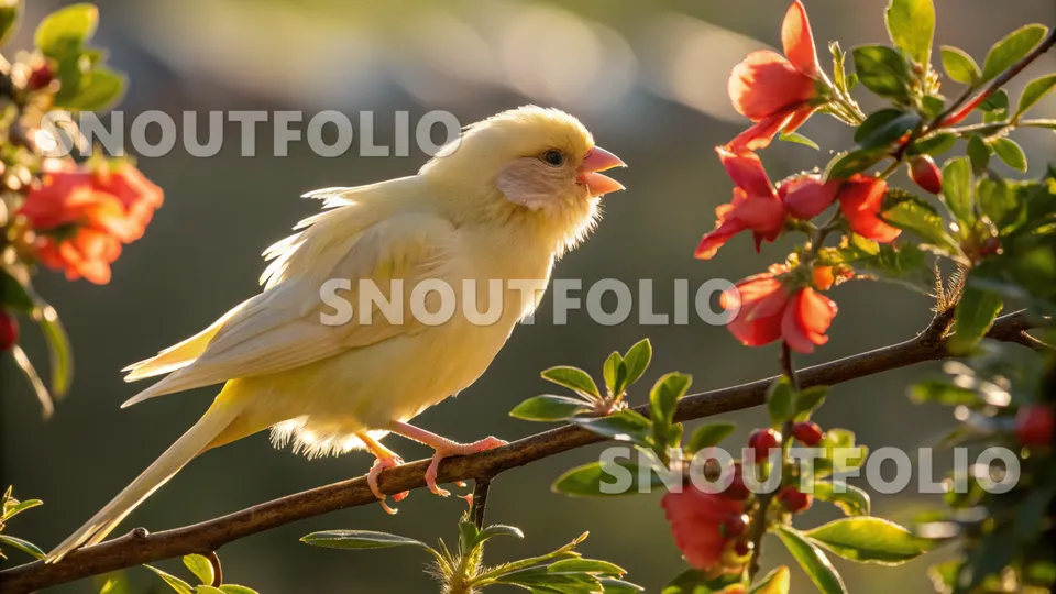 Cheerful Journey of the Golden Pastel Canary