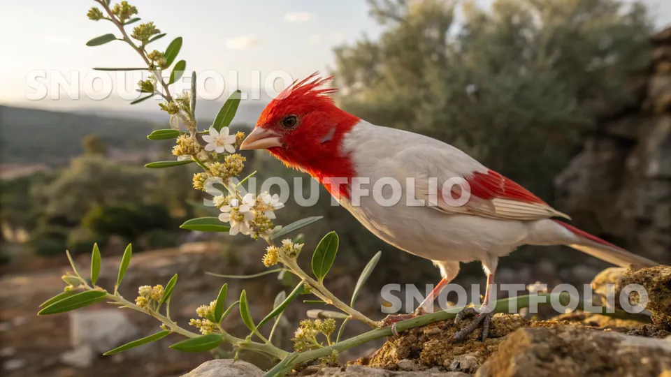 Silent Flare of the Crimson Crest Canary
