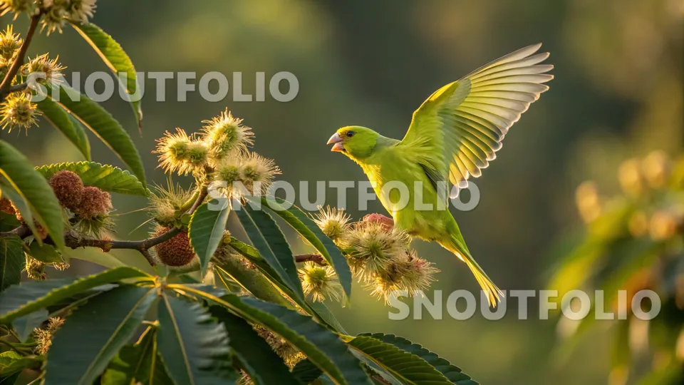 Noble Charm of the Green Star Canary
