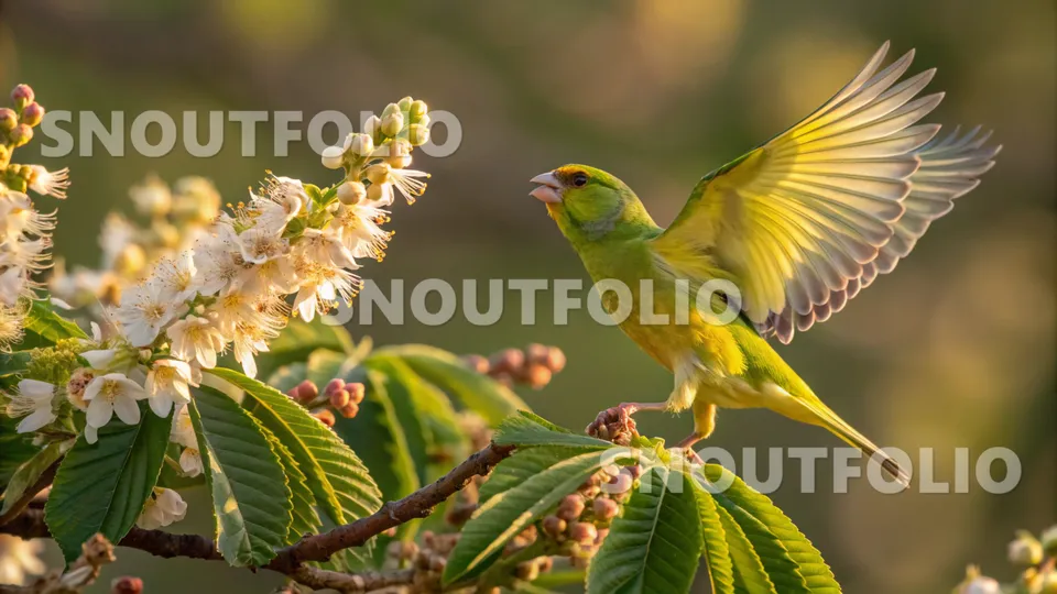 Bold Soul of the Green Crest Canary