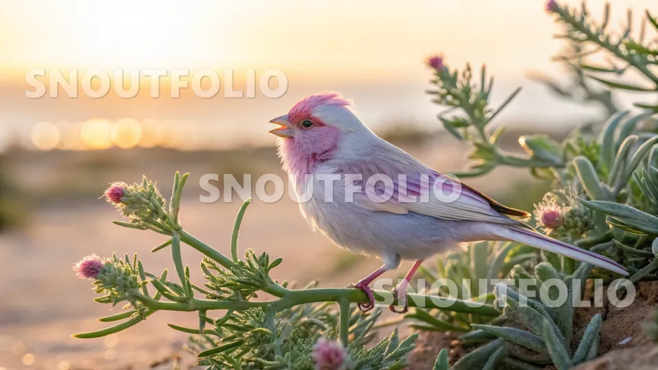 Curious Echo of the Violet Crest Canary
