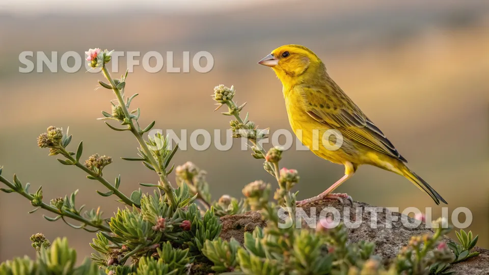 Majestic Whiff of the Yellow Star Canary