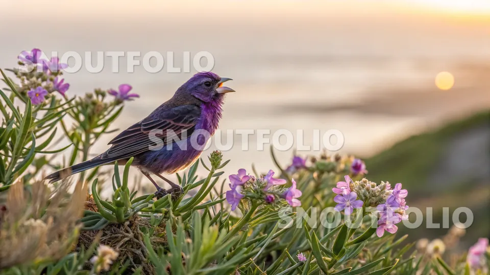Calm Wanderer of the Violet Isle Canary