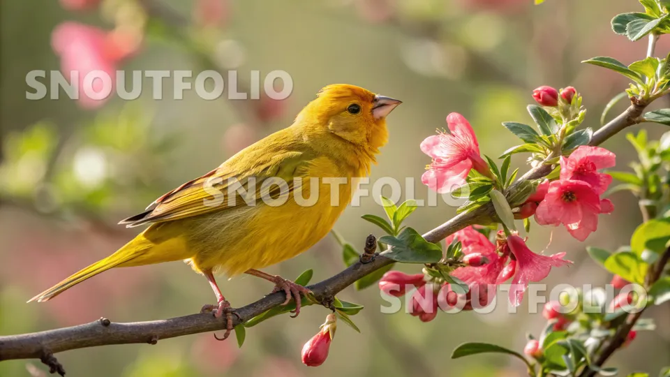 Golden Stride of the Golden Star Canary