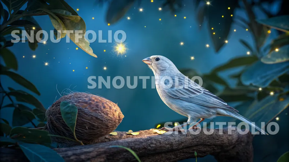 Noble Pose of the Silver Star Canary