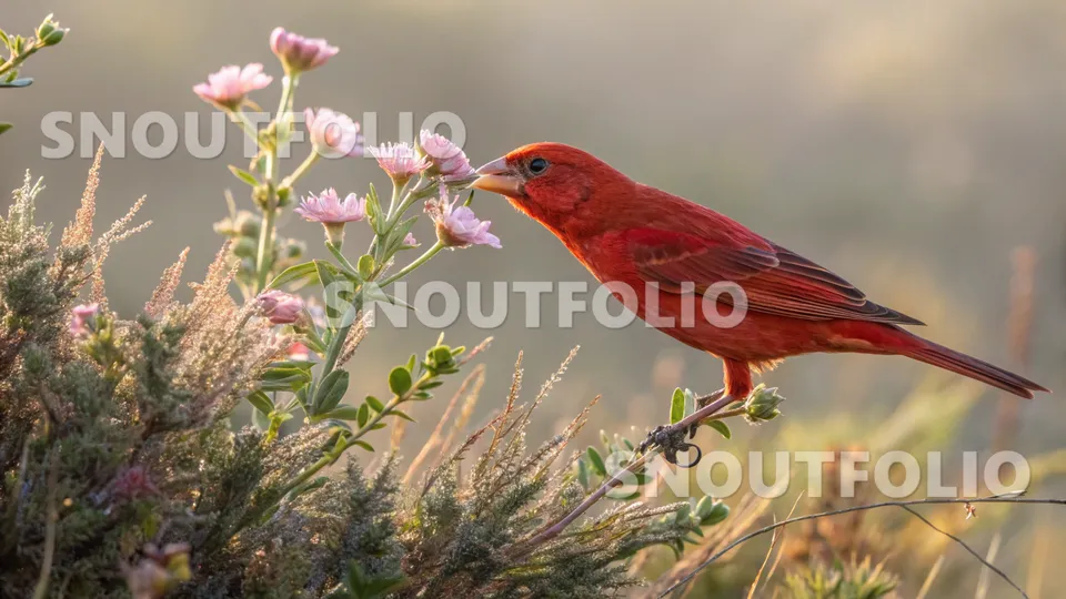 Noble Aura of the Red Star Canary