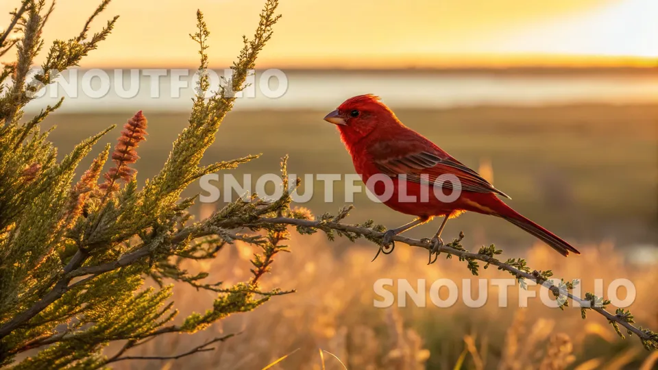 Silent Companion of the Crimson Star Canary