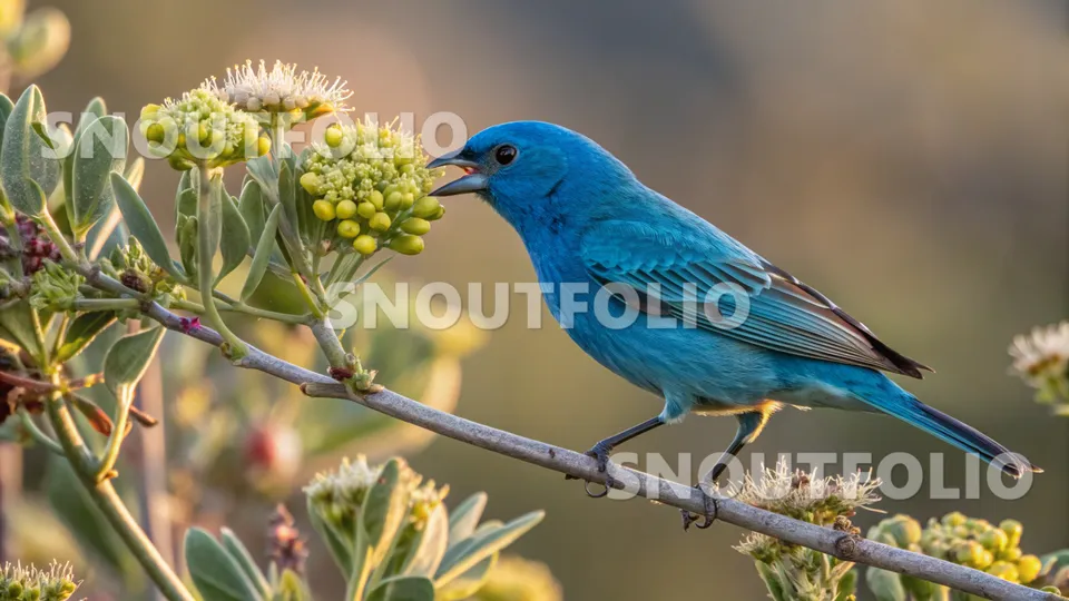 Radiant Whimsy of the Sapphire Star Canary