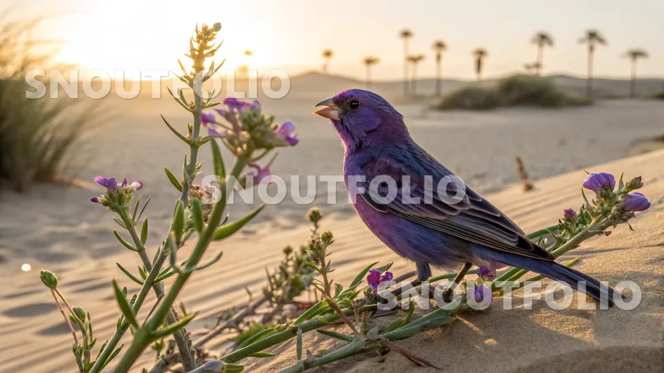 Cheerful Whiff of the Violet Star Canary