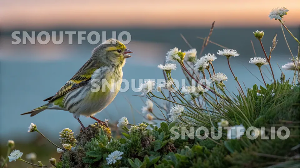 Majestic Portrait of the Parisian Frill Canary