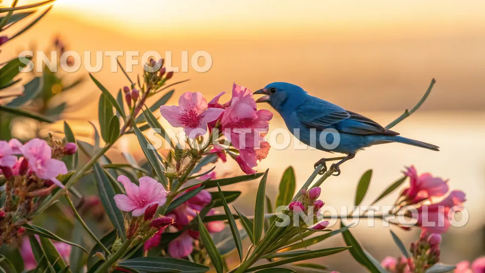 Gentle Journey of the Cobalt Flame Canary