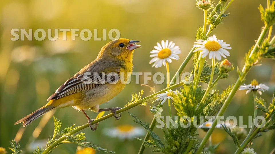 Lively Journey of the Yellow Agate Canary