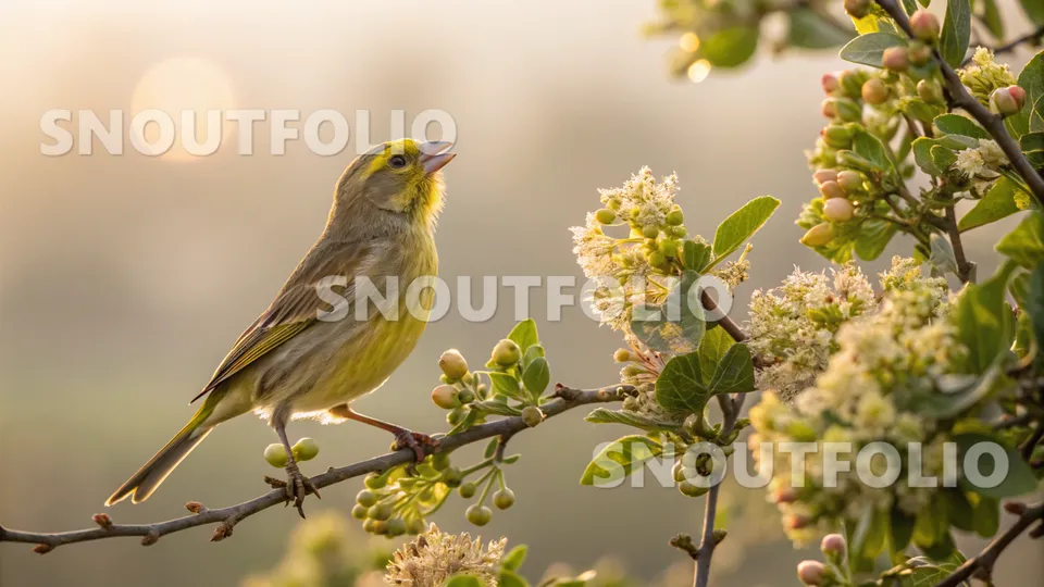 Gentle Companion of the Sienna Crest Canary