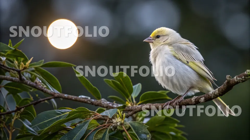 Lively Gaze of the Starlight Canary