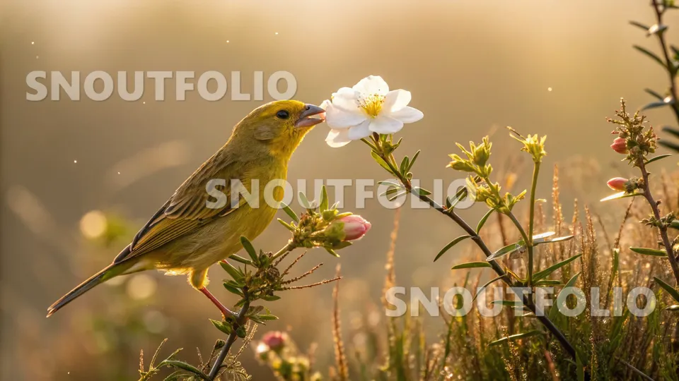 Graceful Echo of the Golden Spark Canary
