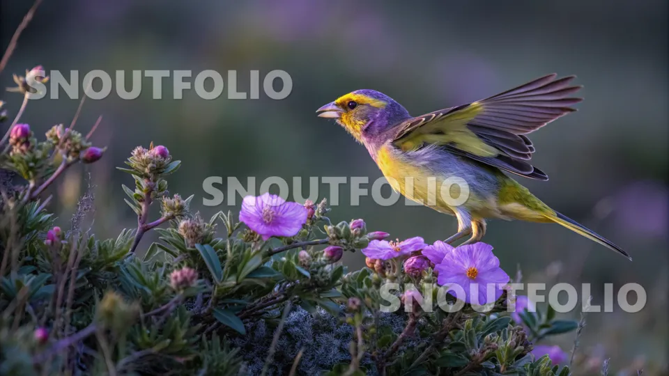 Faithful Whisper of the Violet Crest Canary