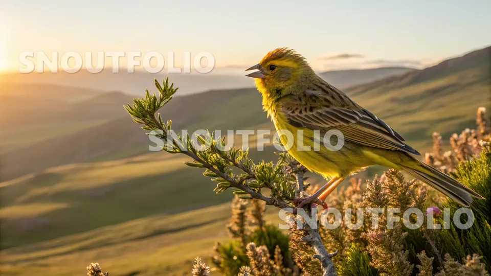 Graceful Portrait of the Border Fancy Canary