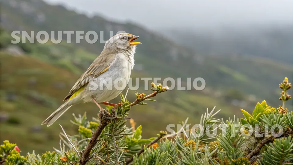 Charming Sight of the Moonbeam Canary