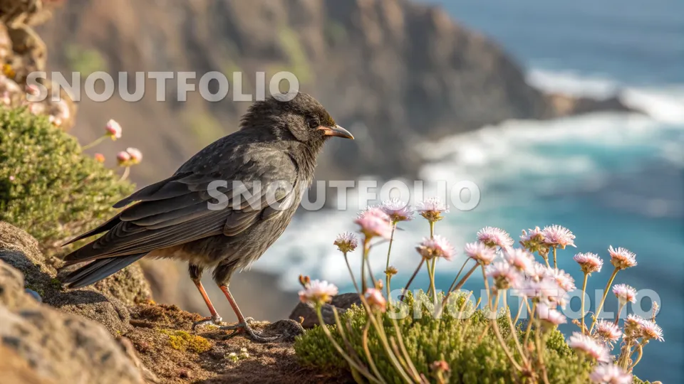 Silent Portrait of the Ebony Dew Canary