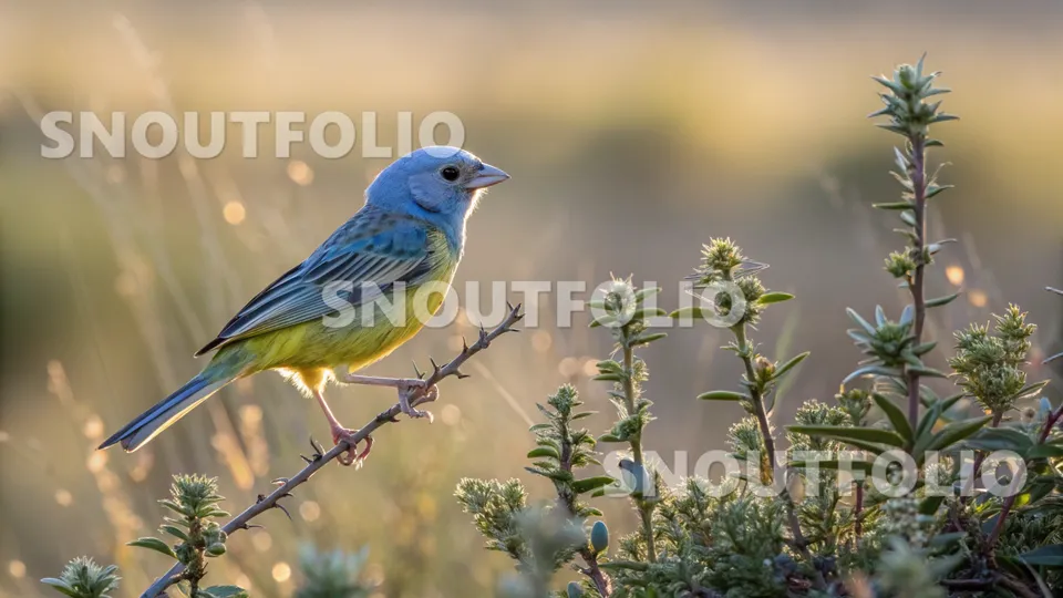 Golden Presence of the Sapphire Veil Canary